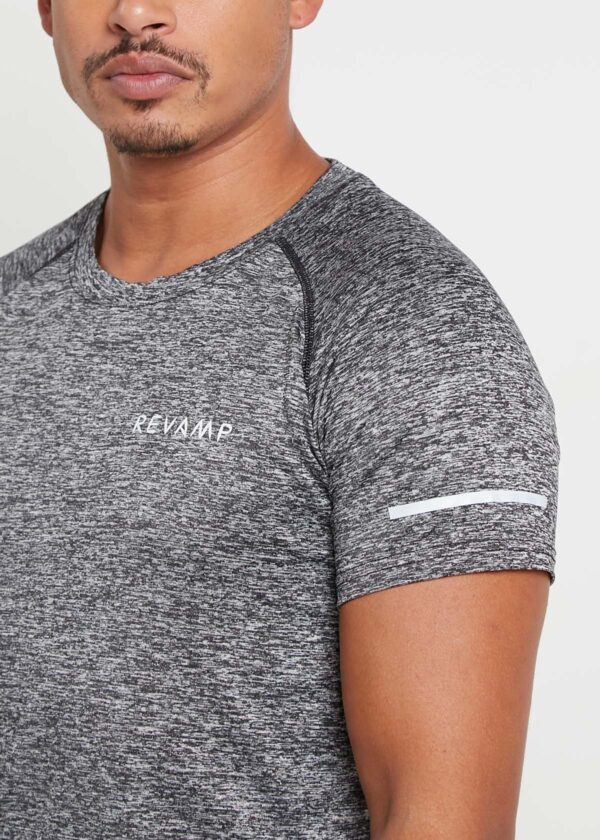 Active All Day - Men's Revamp T-Shirt ( Gray White )