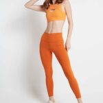 You Can Call Me Queen B - Revamp Leggings - ( Passion Orange )