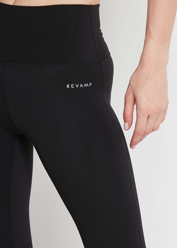 I Like My Leggings Just Like Me - Revamp Leggings - ( Black )
